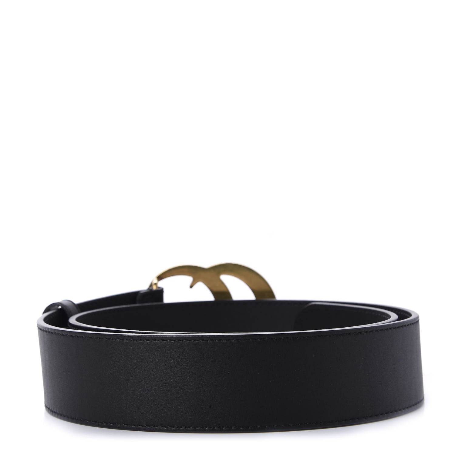 Gucci Calfskin Double G 40mm Belt 80 32 Black 2 of 3