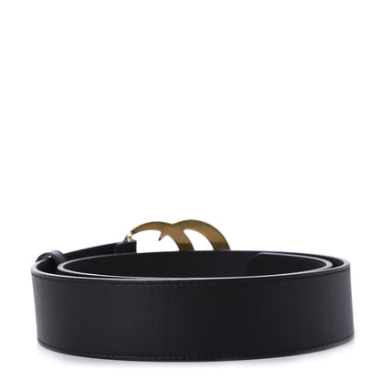 Gucci Calfskin Double G 40mm Belt 80 32 Black 2 of 3