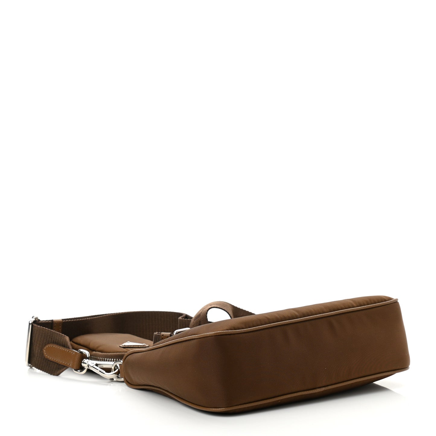 Tessuto Nylon Saffiano Re-Edition 2005 Shoulder Bag Cacao