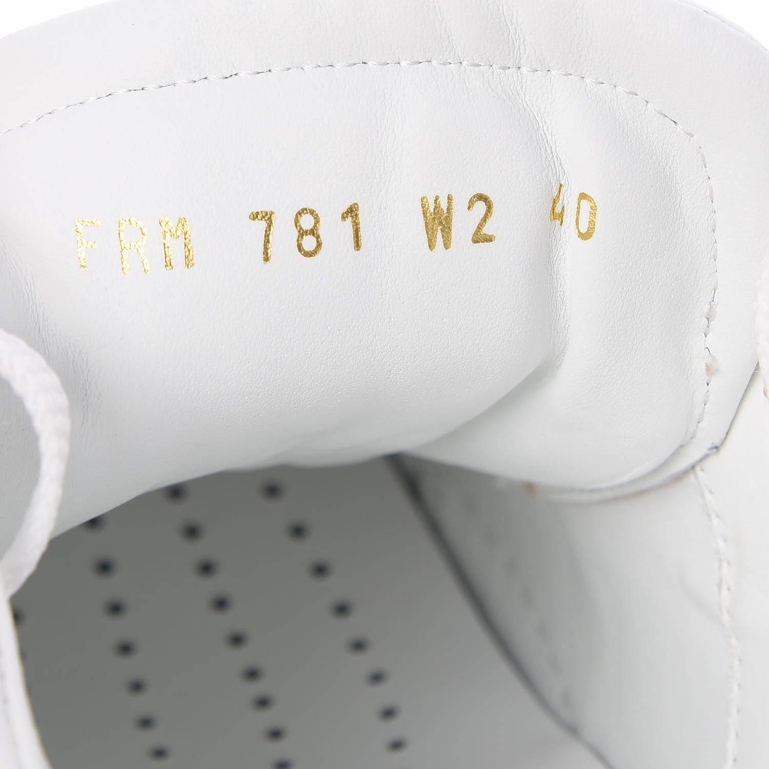 Valentino Garavani Calfskin Rockstud Open Sneakers 40 White Rose Gold 7 of 8