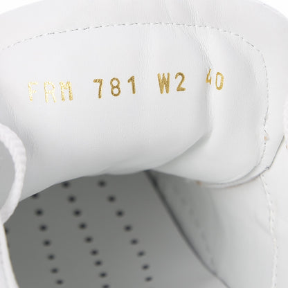 Valentino Garavani Calfskin Rockstud Open Sneakers 40 White Rose Gold 7 of 8
