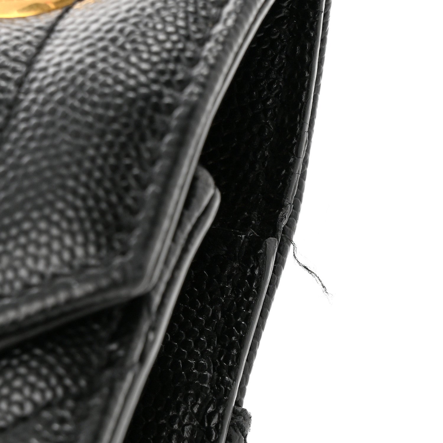 Saint Laurent Grain De Poudre Textured Mixed Matelasse Large Triquilt Monogram Satchel Black 12 of 15