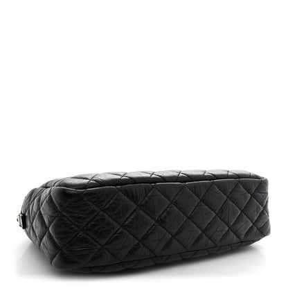 Chanel Aged Calfskin Quilted Medium Reissue Camera Case Black 4 of 10