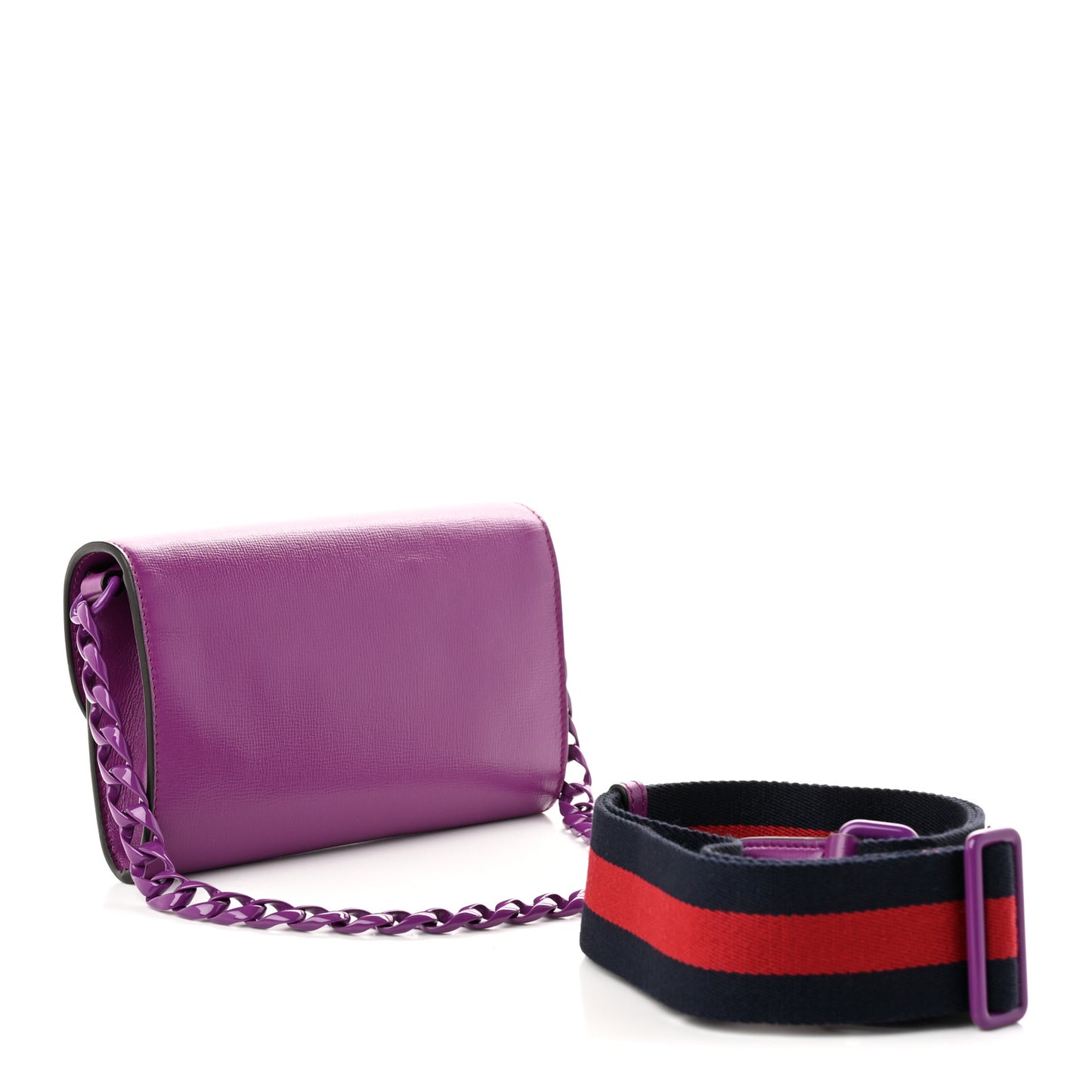 Azalea Calfskin Web Small Horsebit 1955 Crossbody Bag Spicy Cyclamin