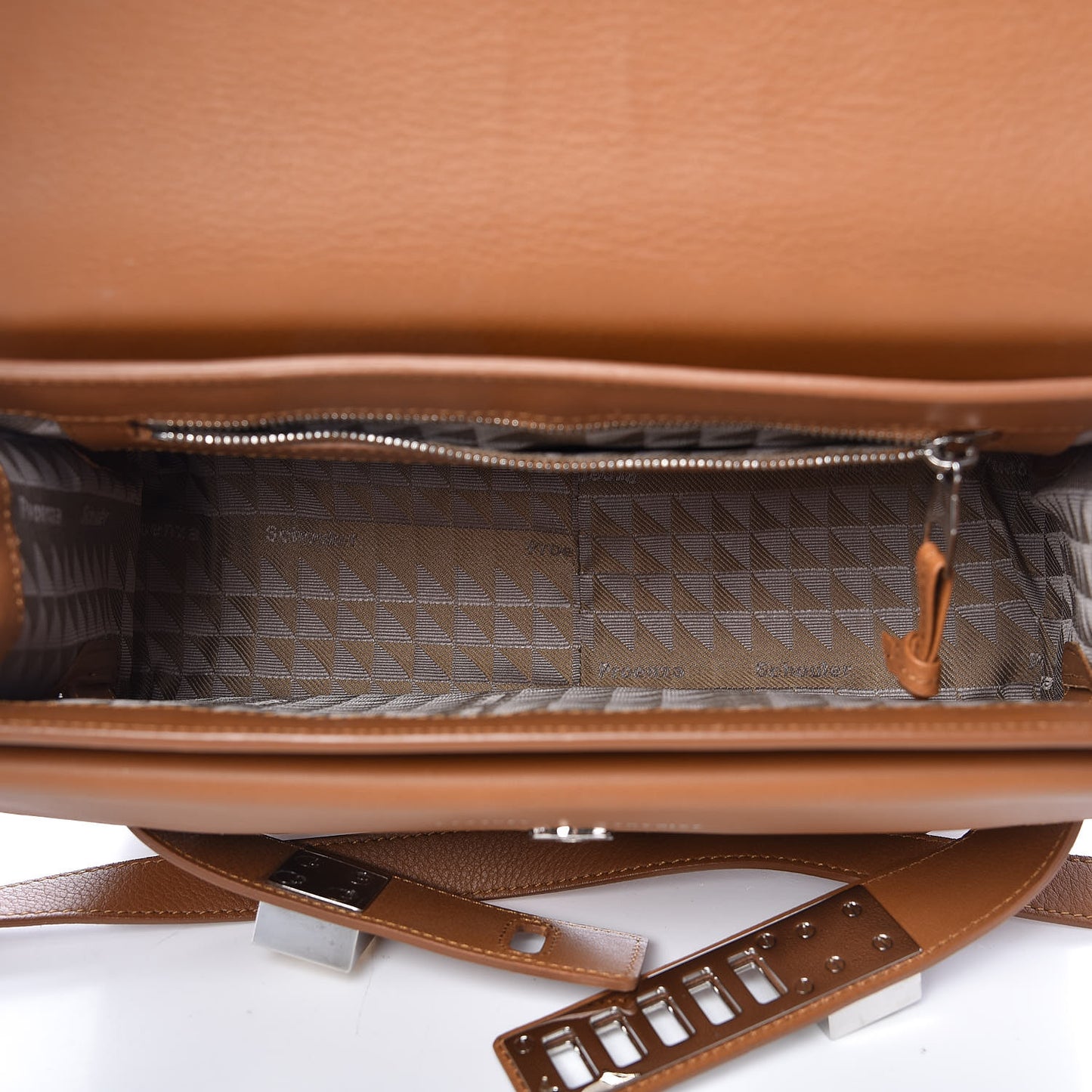 Calfskin PS11 Classic Shoulder Bag Caramel