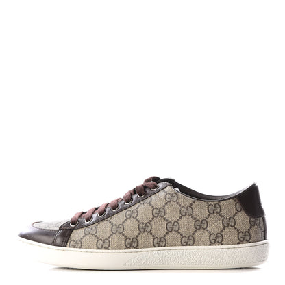 Gucci GG Supreme Monogram Womens Tessuto Sneakers 39.5 Ebony 1 of 9