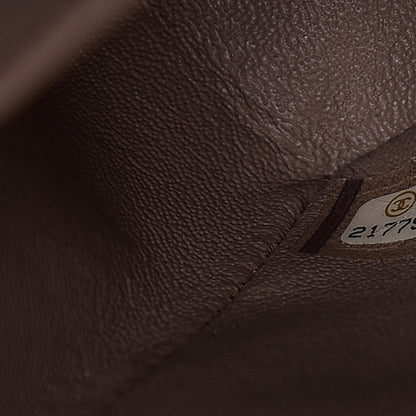 Chanel Iridescent Goatskin Quilted Medium Double Flap Bronze 7 of 8