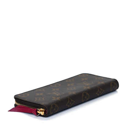Louis Vuitton Monogram Clemence Wallet Fuchsia 3 of 12