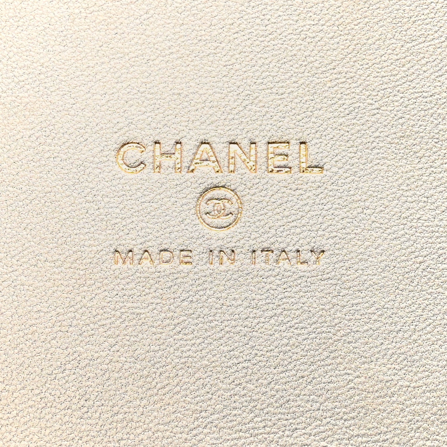 Chanel Metallic Lambskin Quilted Half Moon Clutch Gold 7 of 7