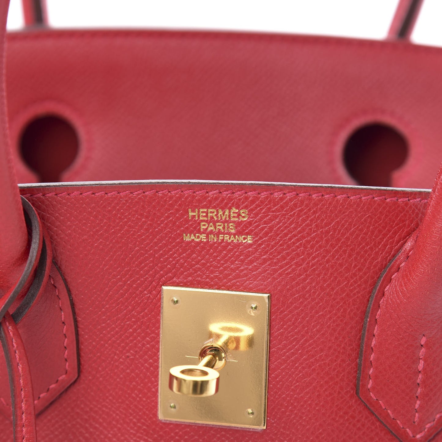 Epsom Birkin 30 Rouge Casaque