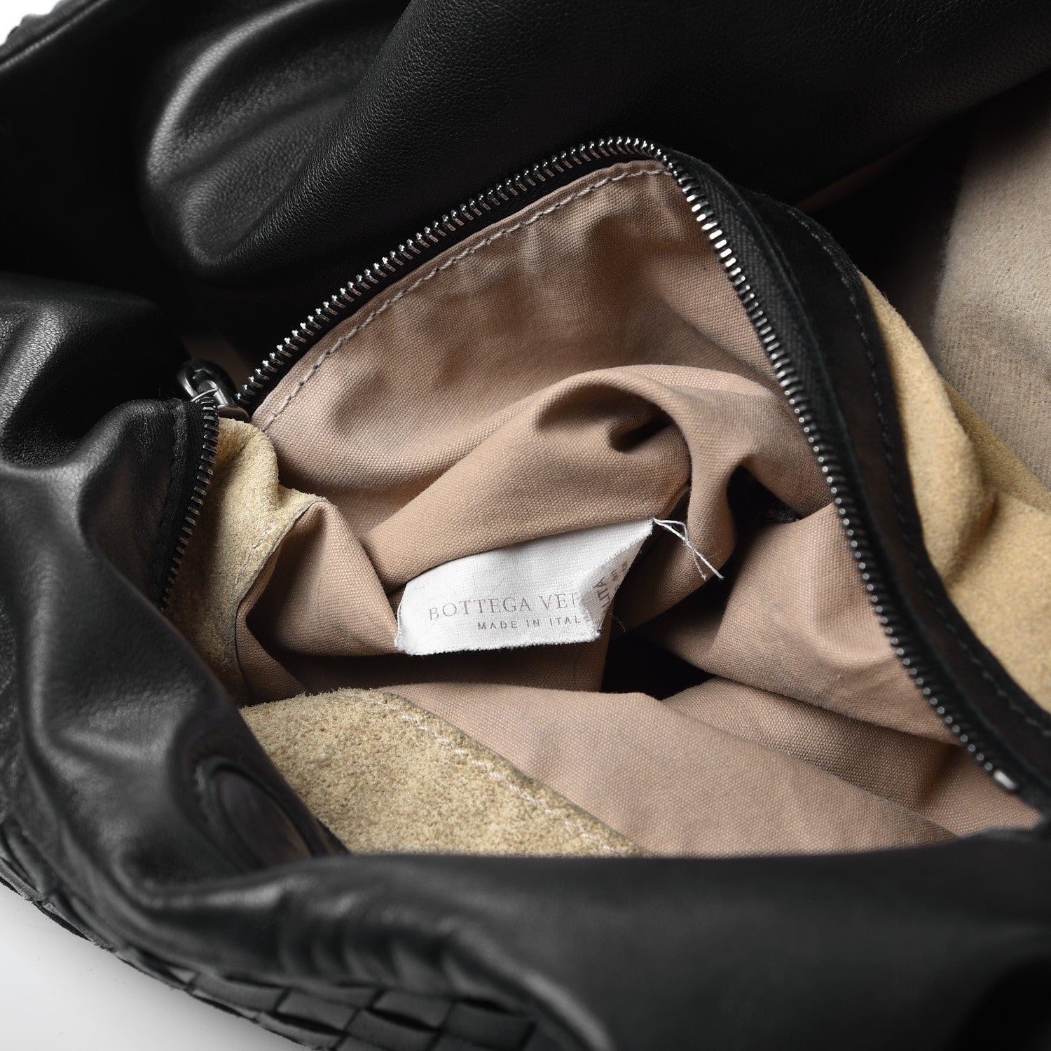 Bottega Veneta Nappa Intrecciato Large Campana Nero Black 8 of 12
