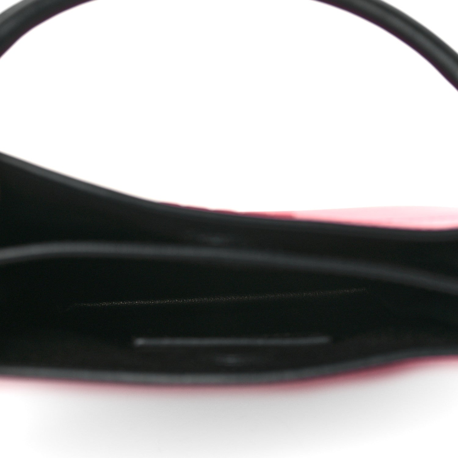 Prada City Calfskin Small Margit Bag Magenta Black 5 of 9