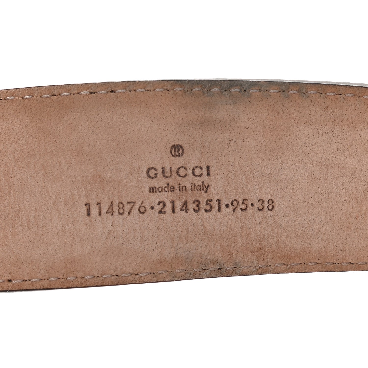 Gucci Guccissima Interlocking G Belt 95 38 Purple 3 of 6