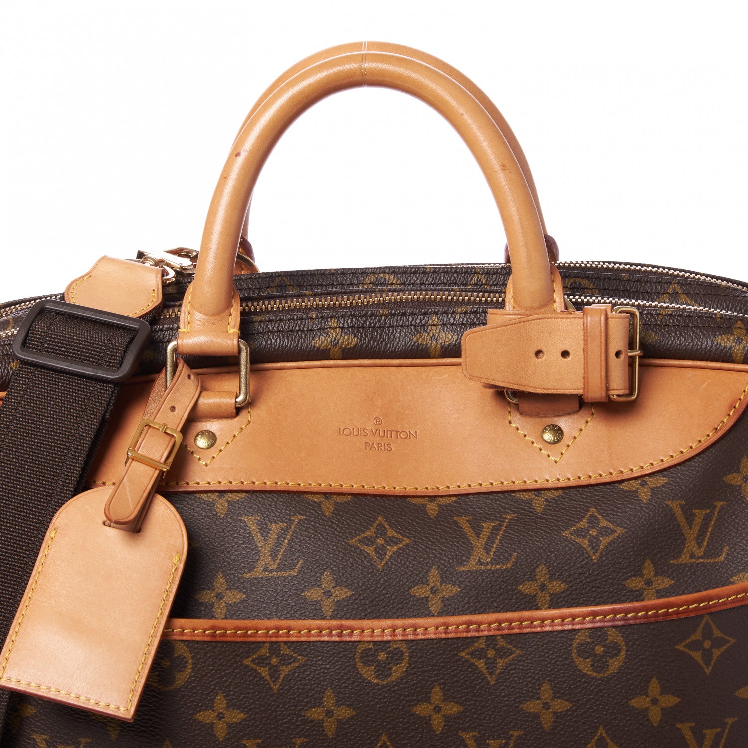 Louis Vuitton Monogram Alize 2 Compartment Luggage Travel Bag 6 of 11