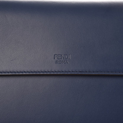 Fendi Vitello Century Opaco F is Fendi Kan I Shoulder Bag Blu Scuro 6 of 10