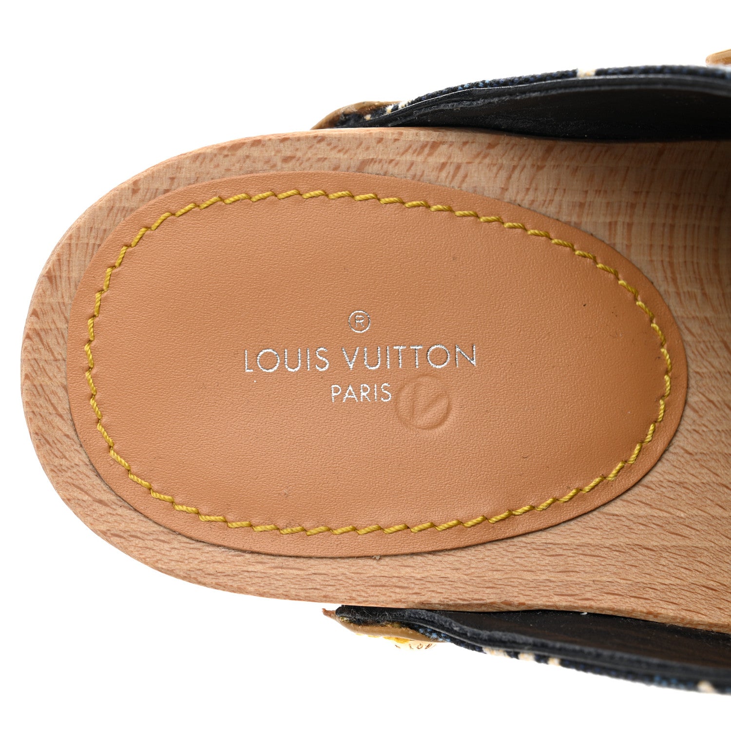 Louis Vuitton Jacquard Since 1854 Cottage Clog Mules 37 Blue 7 of 8