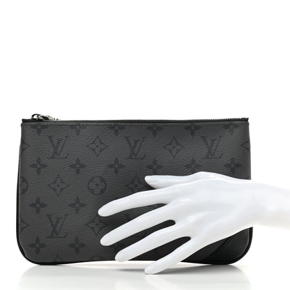 Louis Vuitton Reverse Monogram Eclipse Trio Messenger Small Pochette 2 of 7