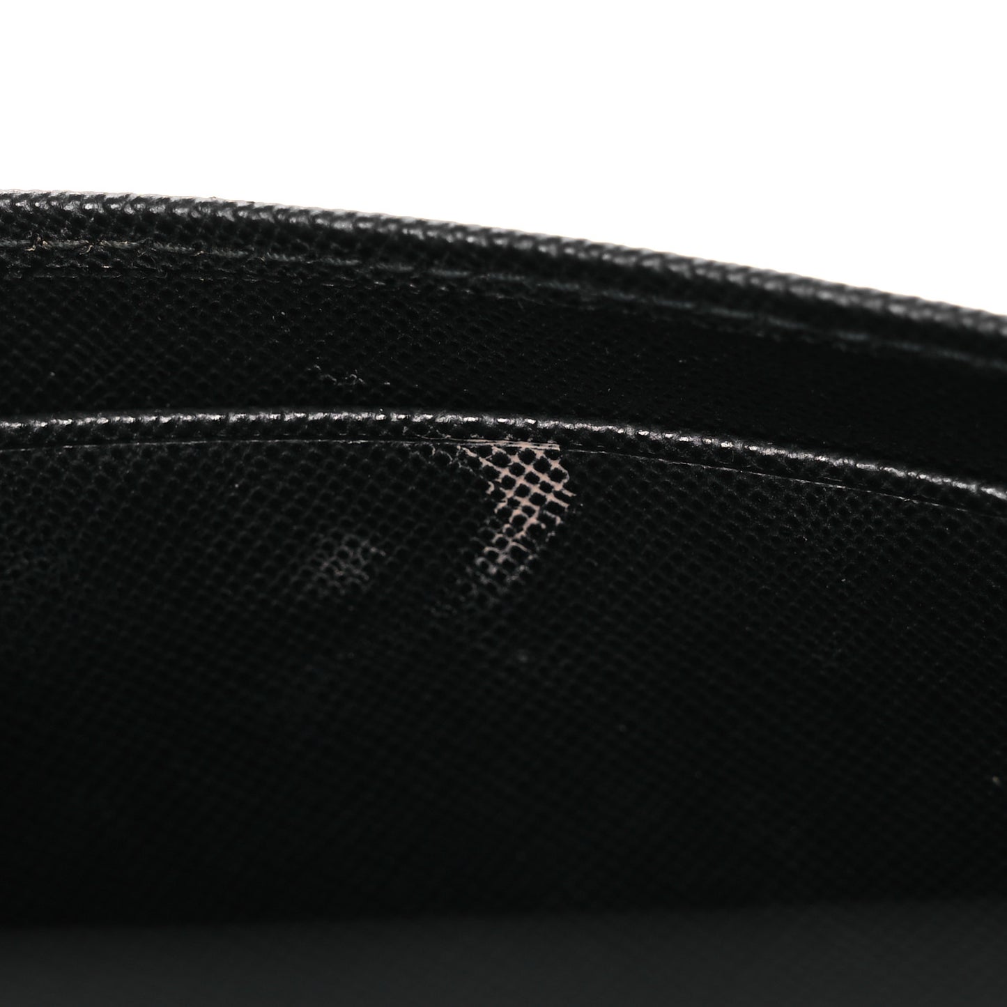 Saffiano Metal Large Chain Wallet Black