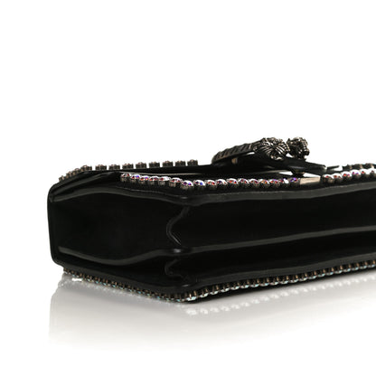 Gucci Suede Crystal Small Dionysus Shoulder Bag Black 10 of 14