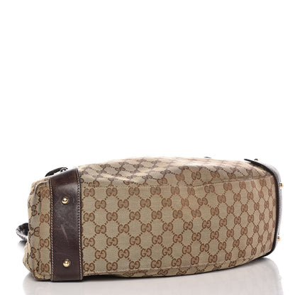 Gucci Monogram Medium Pelham Braided Tote Bag Dark Brown 4 of 13