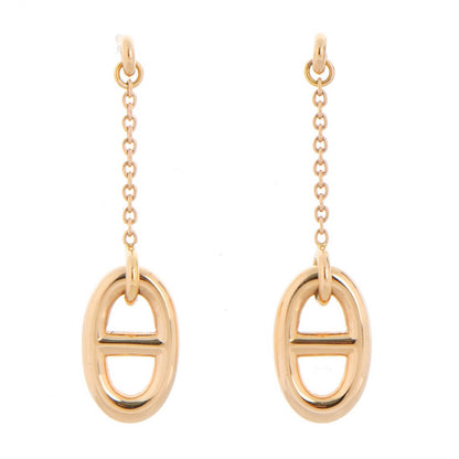 Hermes 18K Rose Gold PM Farandole Drop Earrings 1 of 6