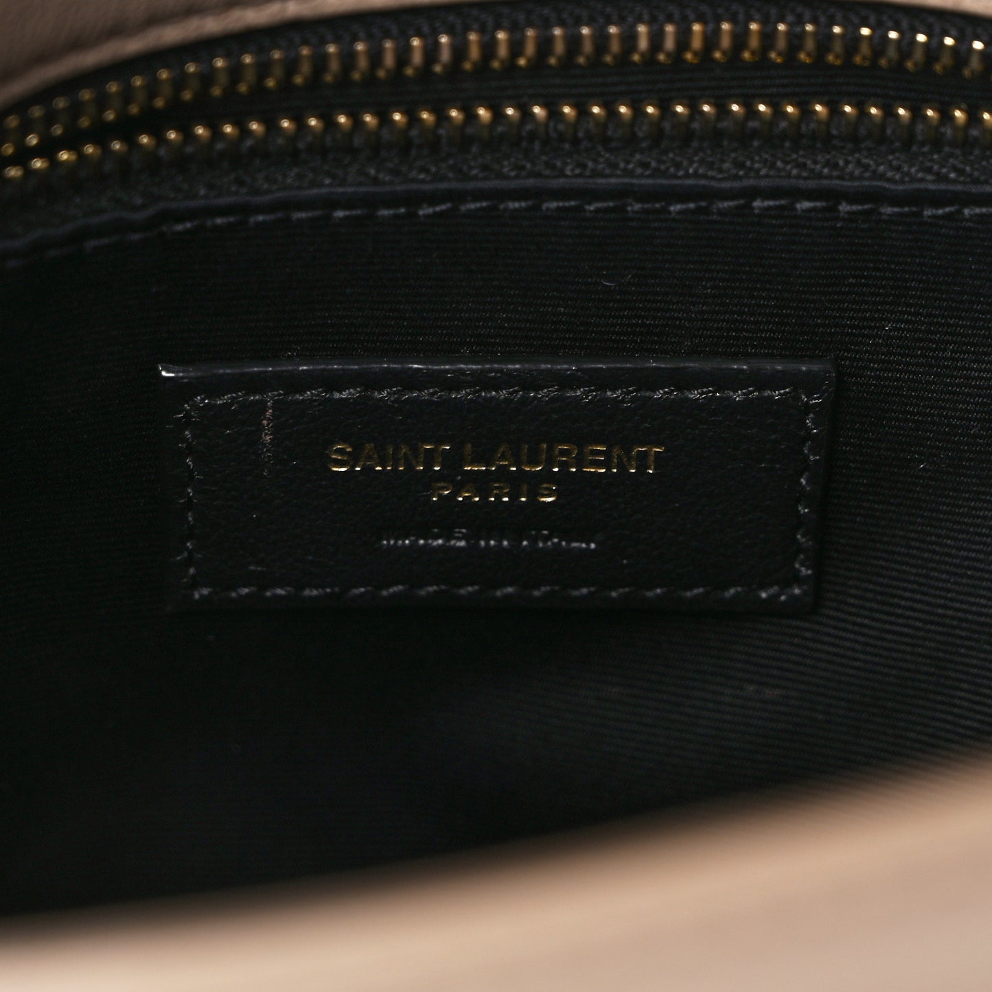 Lambskin Matelasse Monogram Medium Niki Chain Satchel Dark Beige