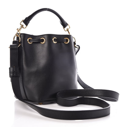 Saint Laurent Calfskin Small Emmanuelle Bucket Bag Black 3 of 7