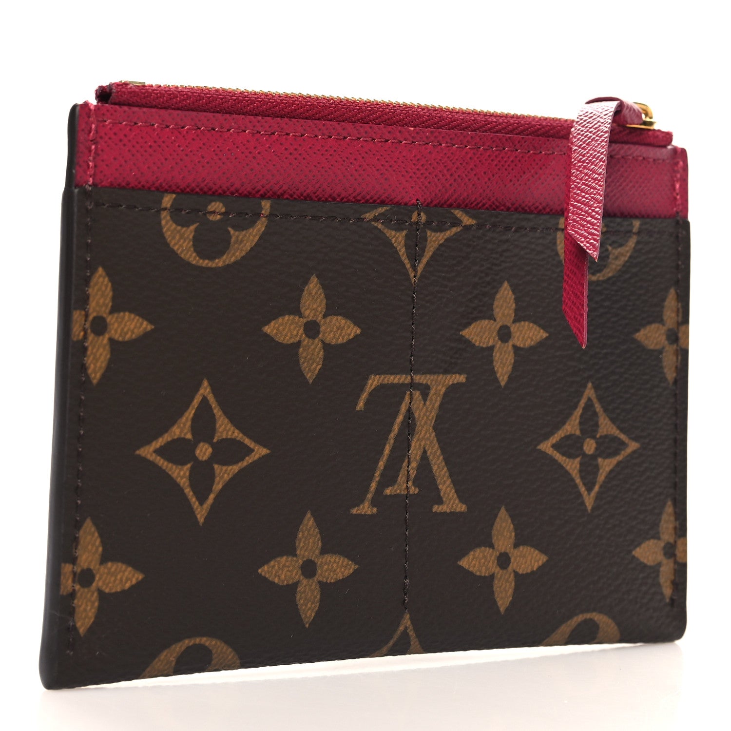 Louis Vuitton Monogram Zipped Card Holder Fuchsia 3 of 7