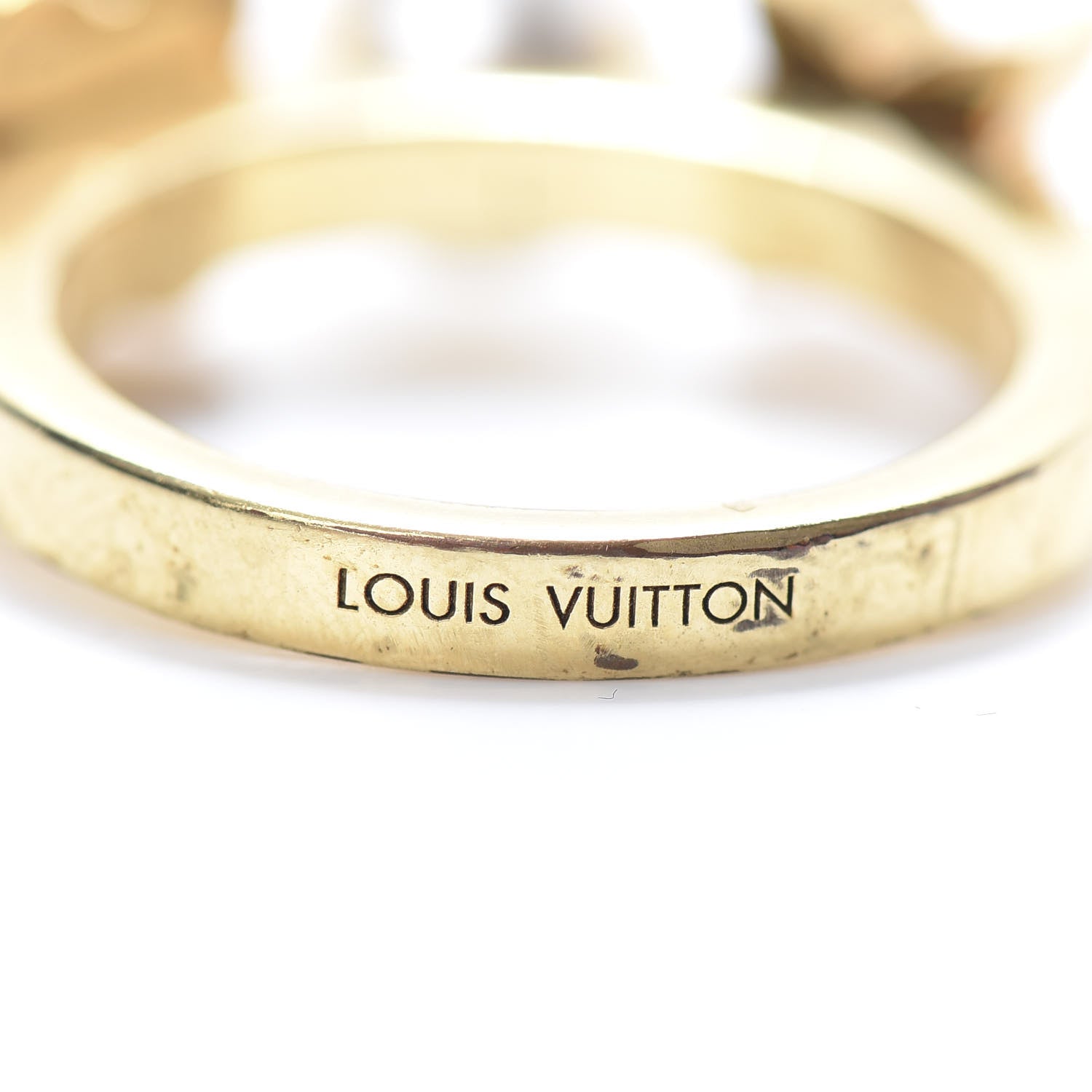 Louis Vuitton Charmy Pearl Ring L Gold 5 of 9