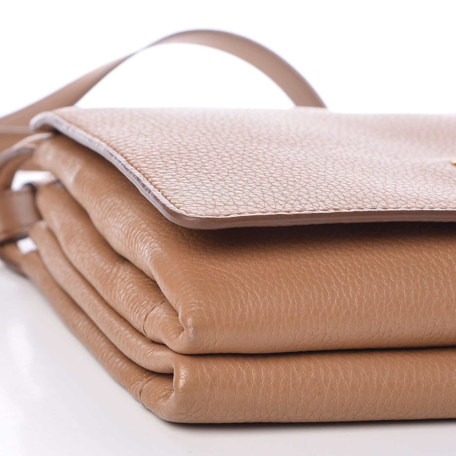 Prada Vitello Daino Crossbody Flap Caramel 15 of 16