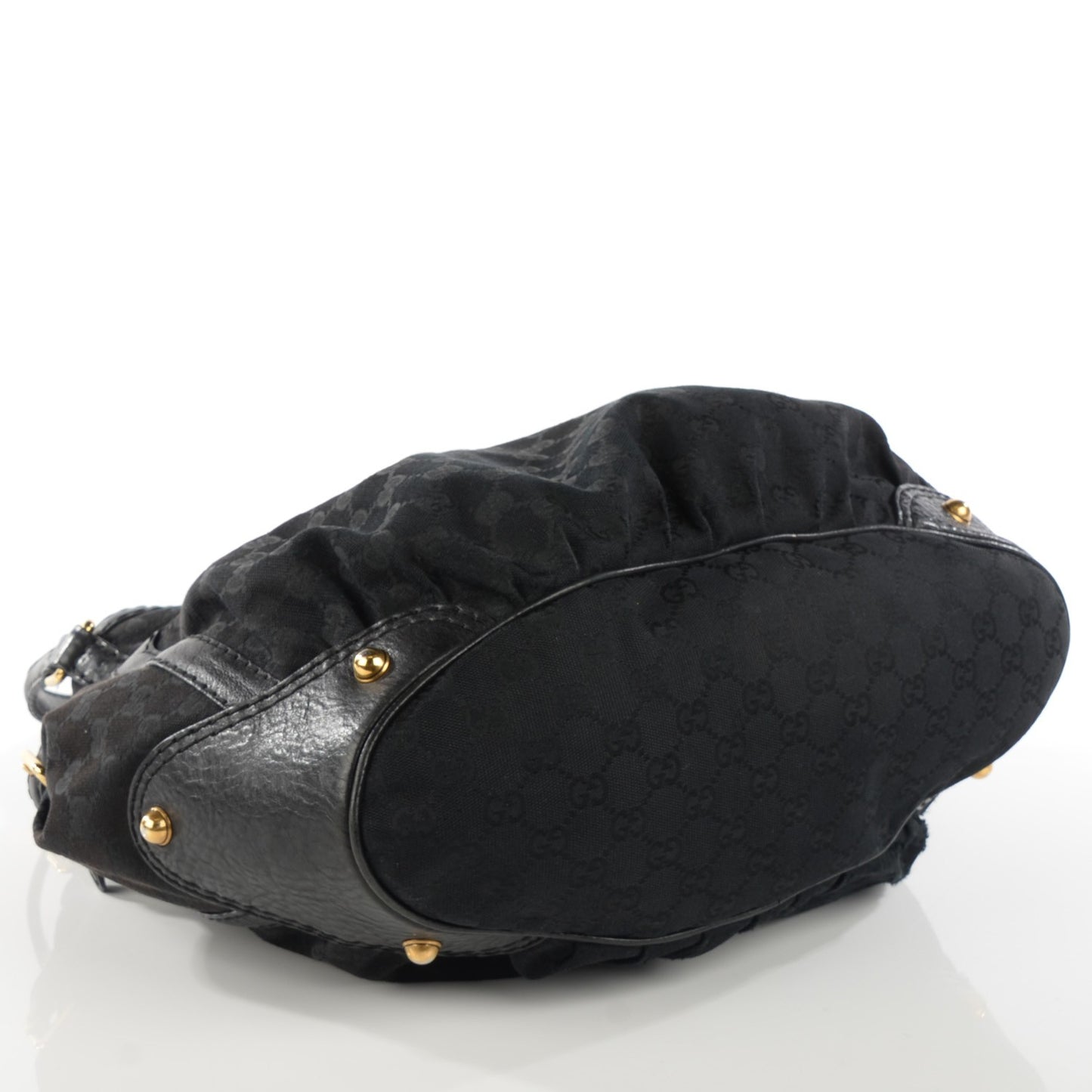 Monogram Medium Jockey Tote Black