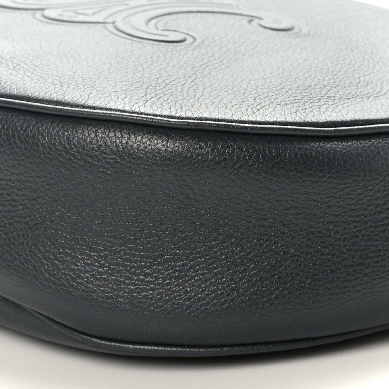 Celine Calfskin Triomphe Heloise Shoulder Bag Slate Grey 8 of 8