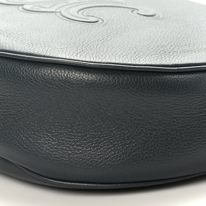 Celine Calfskin Triomphe Heloise Shoulder Bag Slate Grey 8 of 8