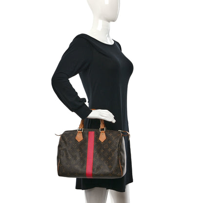 Louis Vuitton Monogram My LV Heritage Speedy 30 Fuchsia Rouge 2 of 17