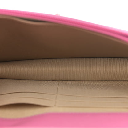 Chanel Lambskin Quilted CC Pearl Crush Wallet on Chain WOC Pink 4 of 12