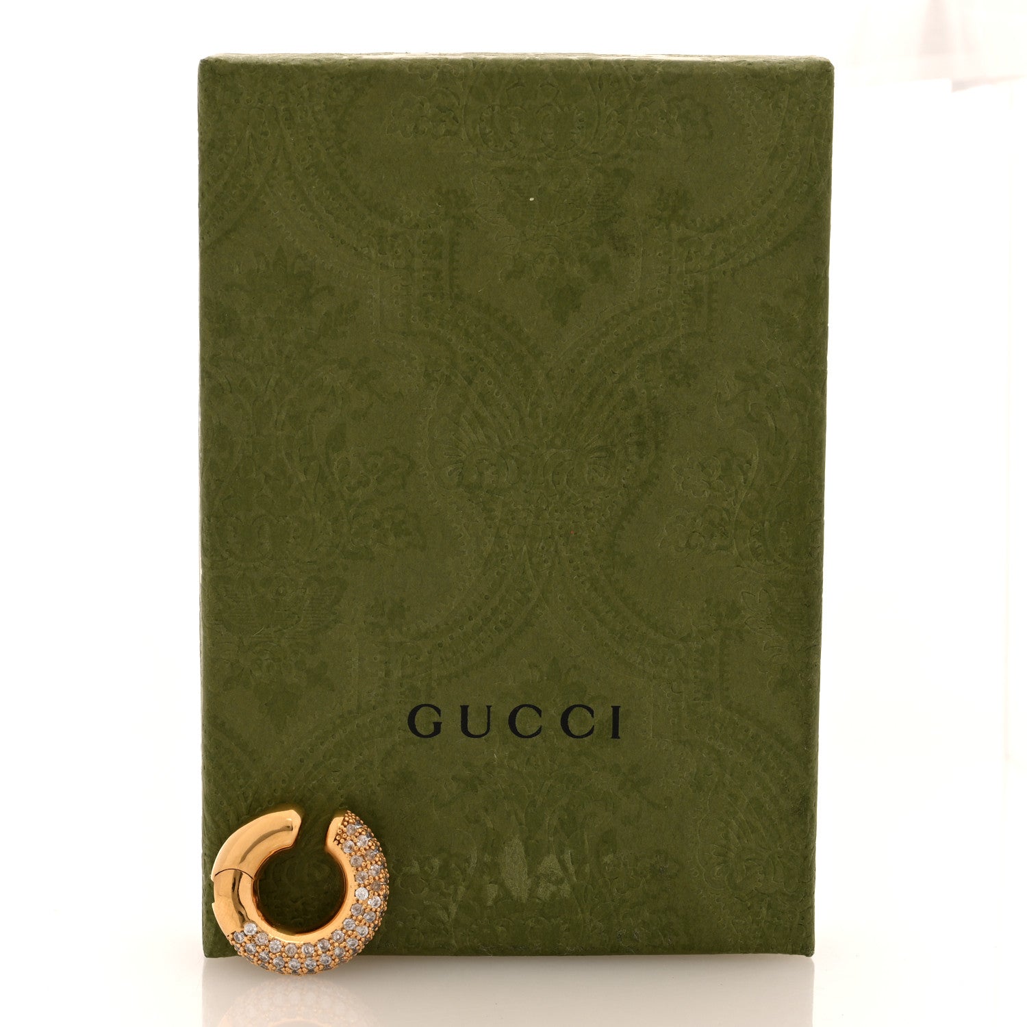Gucci Crystal Metal Ear Cuff Gold 4 of 4