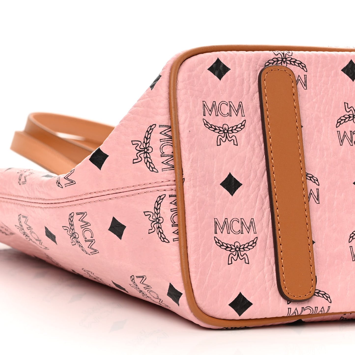 Visetos Medium Anya Zip Top Shopper Tote Soft Pink
