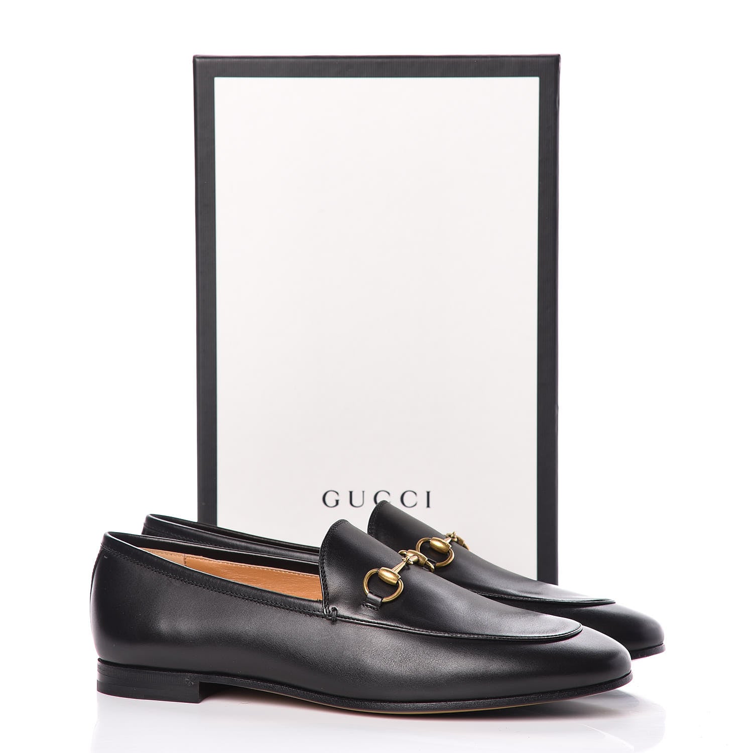 Gucci Calfskin Womens Jordaan Loafers 40 Black 18 of 18