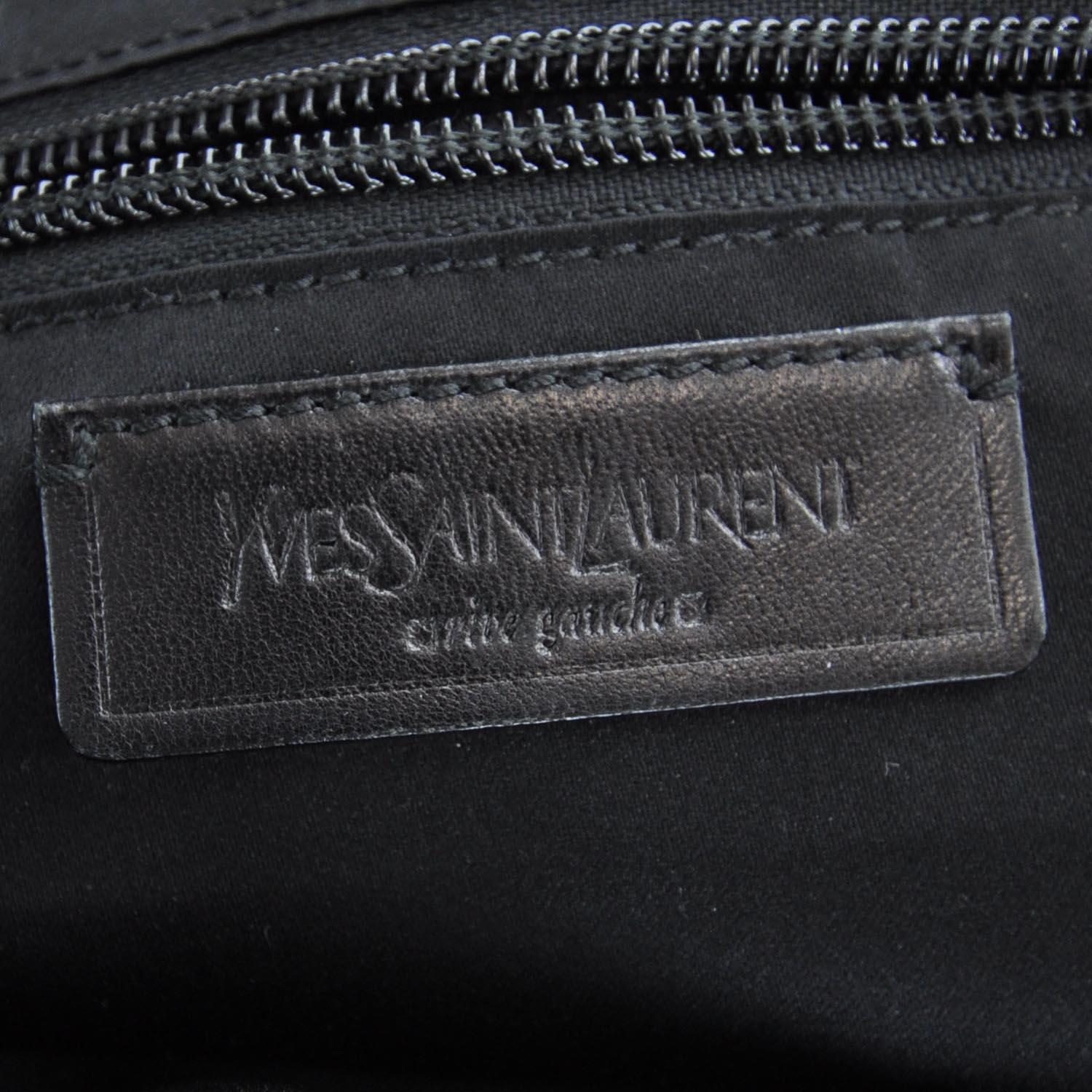 Saint Laurent Nylon Tanger Tote Unisex Black 9 of 13