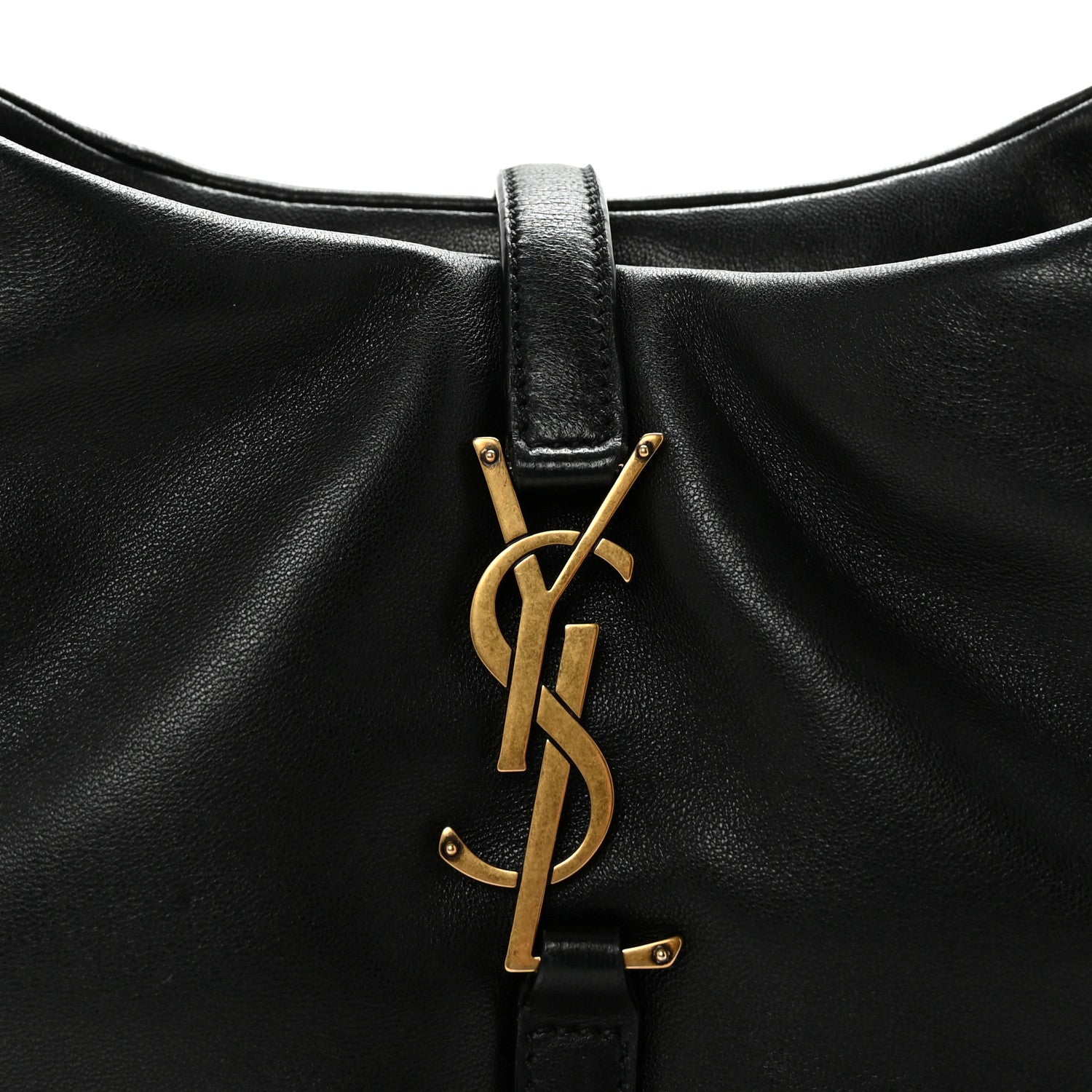 Saint Laurent Padded Lambskin Small Le 5 A 7 Supple Hobo Black 7 of 9