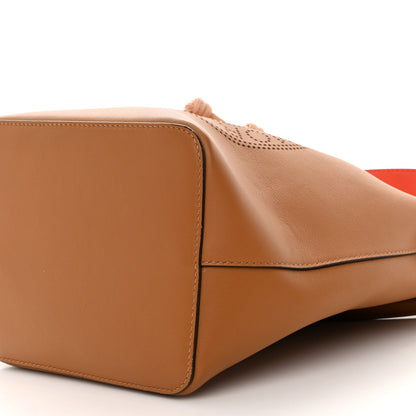Fendi Vitello Grace F is Fendi Stamp Patch Perforated Small Mon Tresor Bucket Bag Nocciola 9 of 9