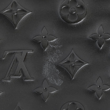 Louis Vuitton Lambskin Embossed Monogram Pochette Coussin Black 10 of 10