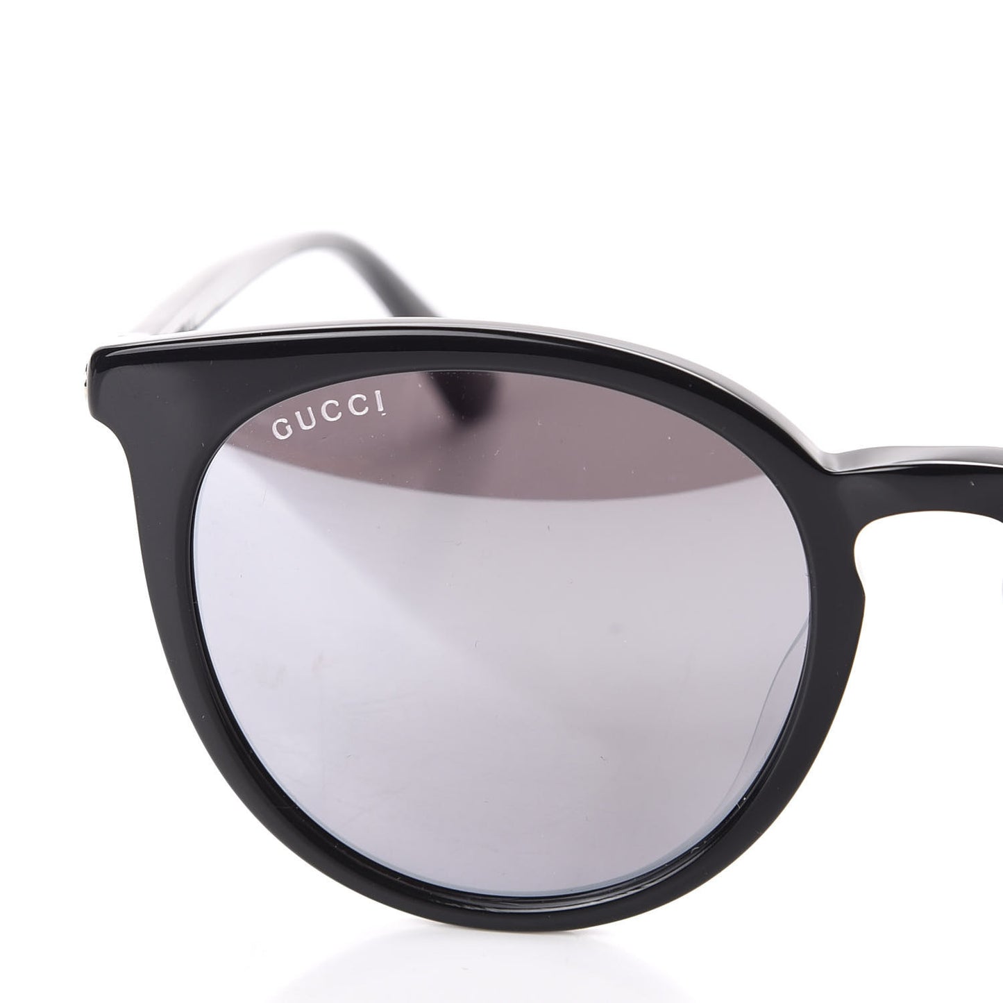 Acetate Round GG Sunglasses GG0064SK Black
