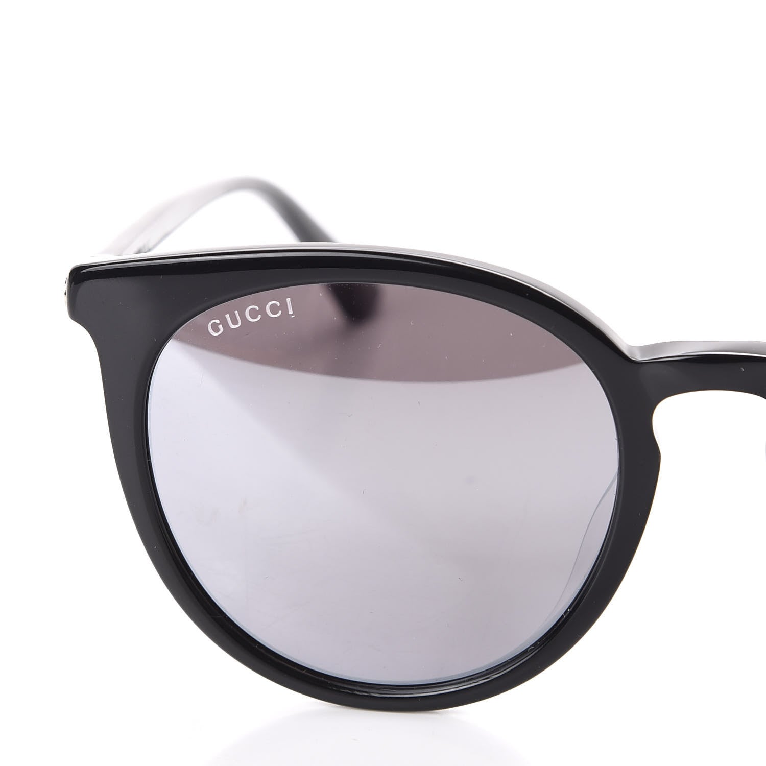 Gucci Acetate Round GG Sunglasses GG0064SK Black 7 of 7