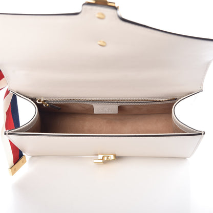 Gucci Calfskin Small Sylvie Shoulder Bag Off White 6 of 8