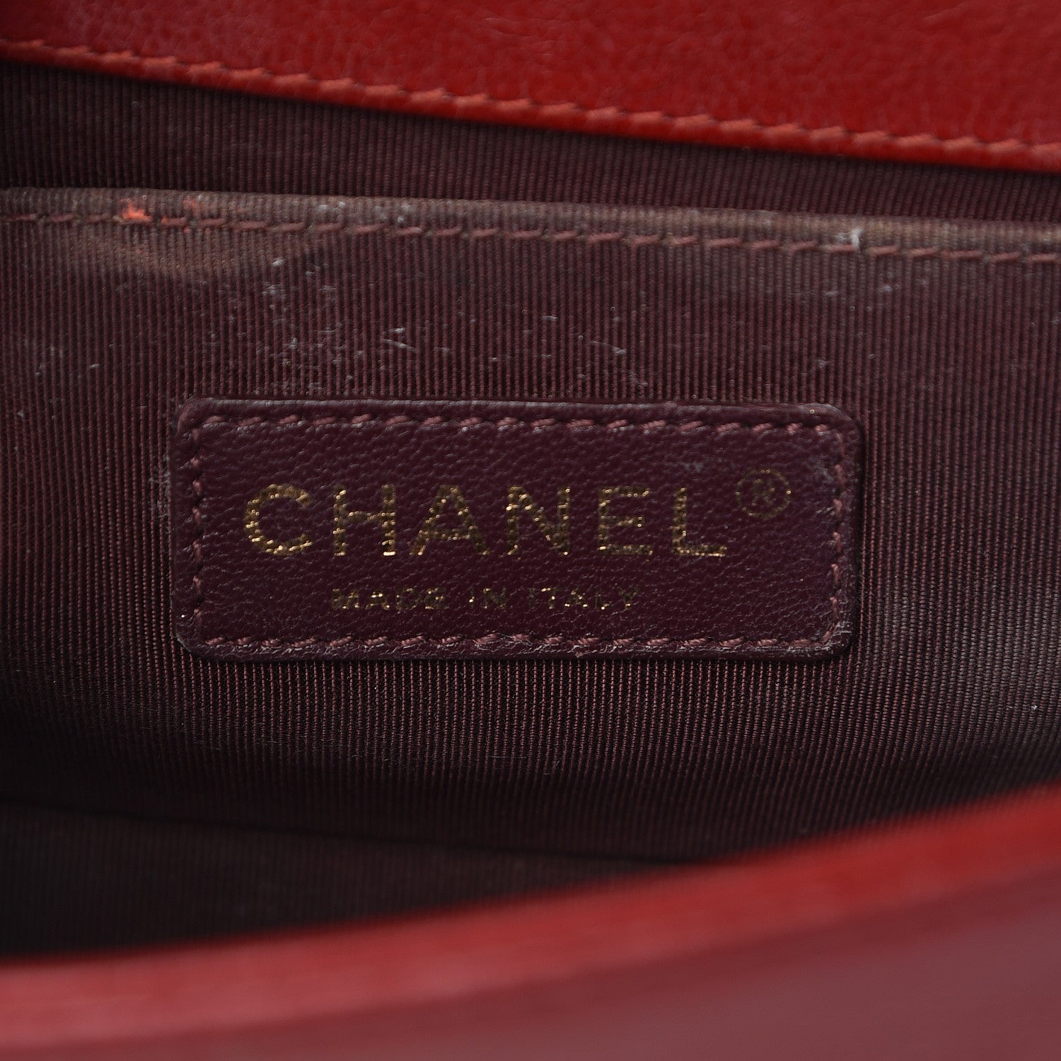 Chanel Goat Hair Small Boy Flap Red 6 of 20