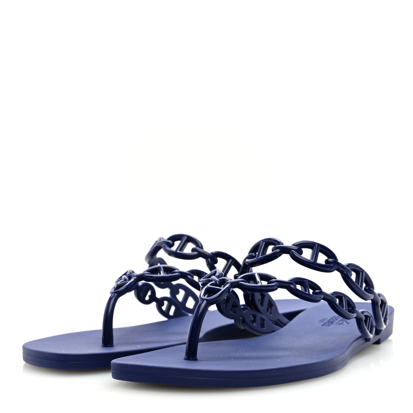 Rubber Chaine d'Ancre Island Sandals 37 Bleu Smalt