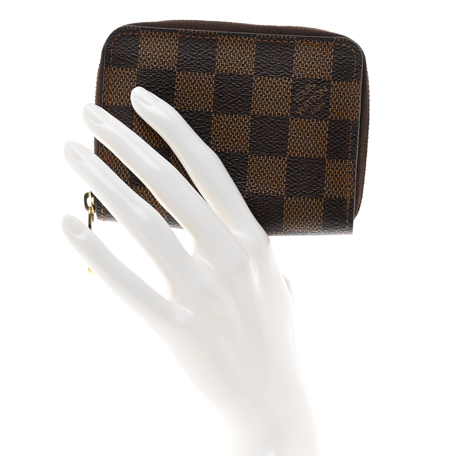 Louis Vuitton Damier Ebene Zippy Coin Purse 2 of 7