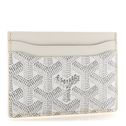 Goyard Goyardine Saint Sulpice Card Holder White 3 of 8
