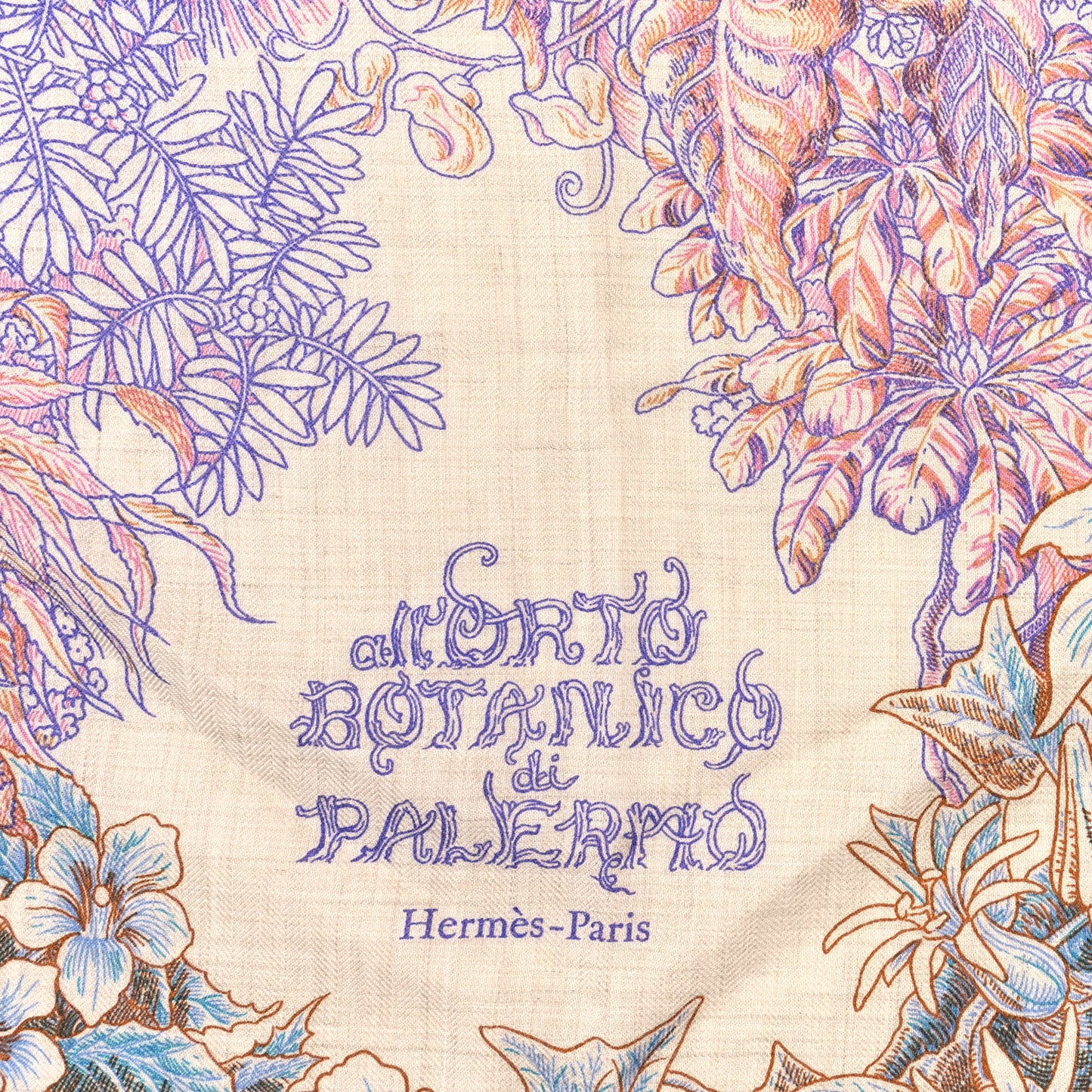 Cashmere Silk All'Orto Botanico di Palermo 140 Rose Naturel Bleu